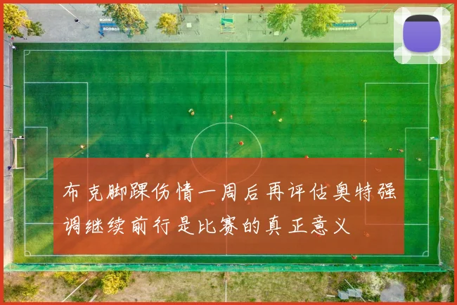 布克脚踝伤情一周后再评估奥特强调继续前行是比赛的真正意义